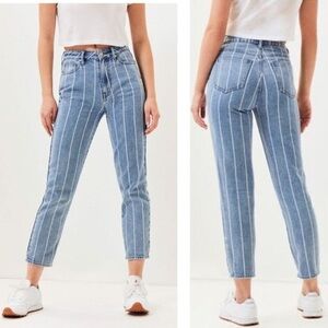 PacSun Striped Mom Jeans
